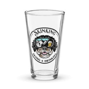 Skinking Shaker Pint Glass